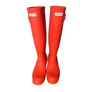 Hunter - Tall Matte Boots - Women's Size 8